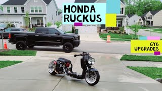 Honda Ruckus GY6 Upgrades and mods [upl. by Loydie]