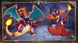 Battle Pass 25 Dark Lord Style Charizard  Pokémon UNITE [upl. by Lemor]