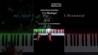 Un Madrigal  quot Canción Mexicana quot short 2  Karaoke Piano  Armando Orozco  música mexicana [upl. by Luwana]