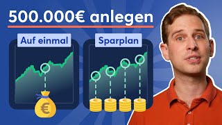 ETF Sparplan vs Einmalanlage Bringt der CostAverageEffekt wirklich was [upl. by Rybma]