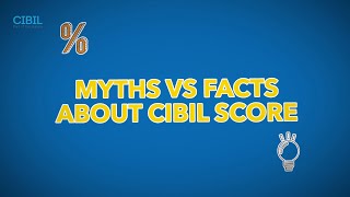 Myths vs Facts about CIBILScore  TransUnion CIBIL Credit Education TarakkiKiTaiyaari [upl. by Knute]