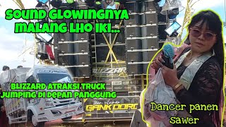 GLOWINGnya malang bolo BLIZZARD ATRAKSI JUMPING TRUCK di finishpenonton kompak siu ronaldo [upl. by Placida]