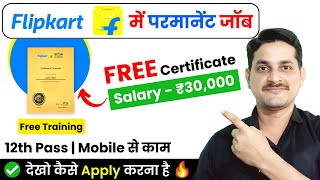 Flipkart Data Entry  Work From Home Job  Free Training  12th Pass Job  Online Jobs At Home  Job [upl. by Ralip]