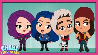 Descendants 123 As Told By Chibi 💜  Chibi Tiny Tales  Featuring Dara Reneé  disneychannel [upl. by Rand224]