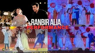 Ranbir Kapoor Alia Bhatt Akash Ambani amp Shloka Full Performance for Anant Radhika Pre Wedding [upl. by Diogenes]