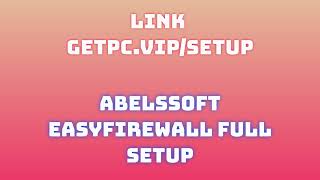 🔸Abelssoft EasyFirewall🏀 HOW TO INSTALL 💻PCLAPTOP TUTORIAL 2024 no charge🔥 [upl. by Ancel]