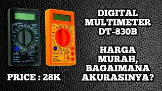 Review Digital Multimeter DT 830B [upl. by Maidie421]