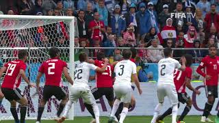 Jose GIMENEZ Goal  Egypt v Uruguay  MATCH 2 [upl. by Klockau659]