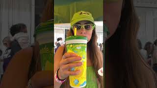 I tried pickle lemonade 🍋 at the Mt Olive Pickle Festival 🥒 pickle lemonade northcarolina [upl. by Fredia355]