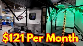 CHEAPEST RV in America  2024 Coleman Lantern LT 17B Travel Trailer FOR SALE 121 a Month or 13995 [upl. by Lesirg866]