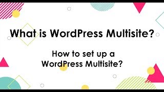 What is WordPress Multisite How to set up a WordPress Multisite [upl. by Ragas]