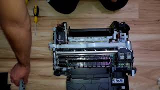 DISASEMBLY  Canon Pixma MG4250  fixing paper feeding error HD [upl. by Wehttam]