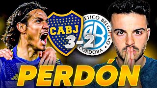 LA HINCHADA DE BOCA DESPERTÓ A CAVANI  BOCA vs BELGRANO 32  YUDCO AL HUESO [upl. by Farris487]