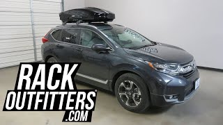 2017 Honda CRV with Thule Motion XT 16 Cubic Foot Roof Cargo Box [upl. by Ryun]