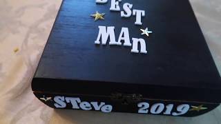 DIY Groomsmen Proposal Boxes [upl. by Anileh812]