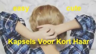 Beste Kapsels Voor Kort Haar  de laatste 2017 [upl. by Lek411]