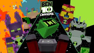 Marshys Secret of the Omnitrix Addon Part 1 Biomatrix amp Fusion Aliens Minecraft Ben 10 Mod [upl. by Demeter]