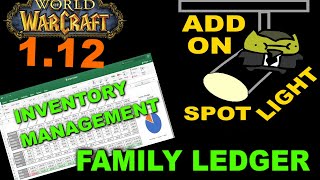 Addon Spotlight  Family Ledger  112 Vanilla Client quotWorld of Warcraftquot [upl. by Loseff]