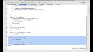 Struts 2 Tutorial 15  Using Model Objects [upl. by Allesor]