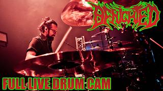 Full Live Drum Cam  Benighted  Live Hellfest Warm Up Tour Kevin Paradis [upl. by Palumbo]