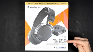 SteelSeries Arctis Pro Wireless  Udpakning amp Test Dansk [upl. by Alicirp]