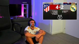 DjMaRiiO REACCIONA A ATLÉTICO DE MADRID 42 REAL MADRID COPA DEL REY [upl. by Sauncho886]