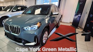 NEW ARRIVAL 2023 BMW X1 xDrive28i Cape York Green Metallic on Oyster XLine [upl. by Florina]