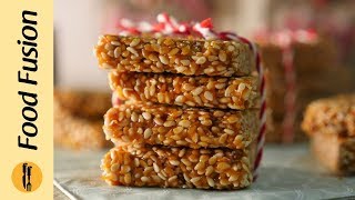 Til ki chikki sesame seed brittle Recipe By Food Fusion [upl. by Ssor]