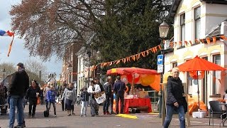 Viering Koningsdag 27 april 2017  Centrum Appingedam [upl. by Wasson]