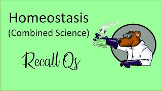 AQA GCSE Biology  Combined Science Unit 5  Homeostasis and Response  Recall Questions [upl. by Mallon]