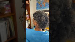 Frohawk with curls 4chair frohawk hairstyle blackwoman [upl. by Yerxa]