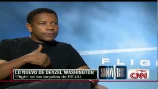 Entrevista con Denzel Washington en CNN en Español [upl. by Lucania]