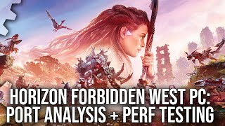 Horizon Forbidden West PC vs PS5 Enhanced Features Performance Tests  Image Quality Boosts [upl. by Latin]