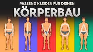 Passend kleiden für deinen Körperbau  Stylingtipps für Männer [upl. by Cyrillus]