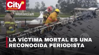 Tragedia en el Autódromo de Tocancipá el desplome de una pantalla causó una muerte  CityTv [upl. by Elatsyrk848]