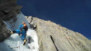 Goulotte Nonestop MontBlanc du Tacul Chamonix MontBlanc montagne alpinisme escalade [upl. by Tavy]