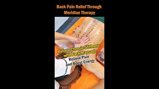 Back Pain Relief Through Meridian Therapy [upl. by Ehc365]