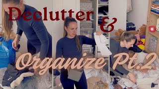 🍁WARDROBE DECLUTTER amp ORGANIZE PART 2 fall 2024 declutter motivationcloset clear out [upl. by Unni]