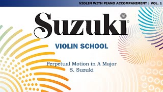 Suzuki Violin 1  Perpetual Motion  S Suzuki Score Video [upl. by Tada845]