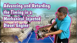 Advancing and Retarding the Timing in a Mechanical Injected Diesel Engine [upl. by Laeno]