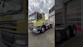 DAF CF 85460  Hydraulic  Sliding Fifth Wheel  SteeringLift Axle  6X2  498160KmBelgium Truck [upl. by Meehahs]