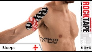 RockTape  Kinesiology Tape Instruction  Biceps [upl. by Ettezoj]