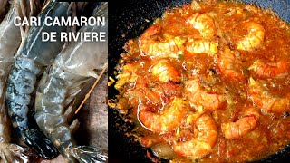 Sauce de camarons grosses crevettes de rivière très simple et facile a faire [upl. by Notsruht717]