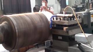 CNC Turning Lathe for steel rolls [upl. by Emoraj66]