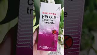 antibiotik infeksi saluran kemih helixim cefiximesyrup antibiotik [upl. by Udenihc]