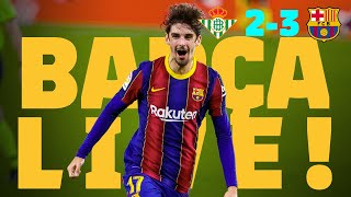 ⚽ BARÇA LIVE  REAL BETIS 23 BARÇA  Warm up amp Match Center [upl. by Rosenstein]