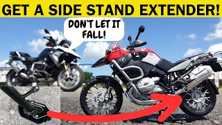 Motorcycle Side Stand EnlargerExtender [upl. by Reerg785]