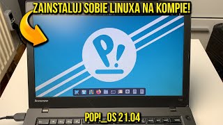 👉🏻Jak zainstalować Linuxa na komputerze Na przykładzie POPOs 2104  Linux dla początkujących 2 [upl. by Netsirc]