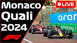 🔴F1 LIVE  Monaco GP QUALI  Commentary  Live Timing [upl. by Okiruy]