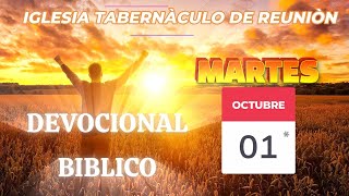 DEVOCIONAL BIBLICO MARTES 01 DE OCTUBRE DE 2024 [upl. by Emoryt67]